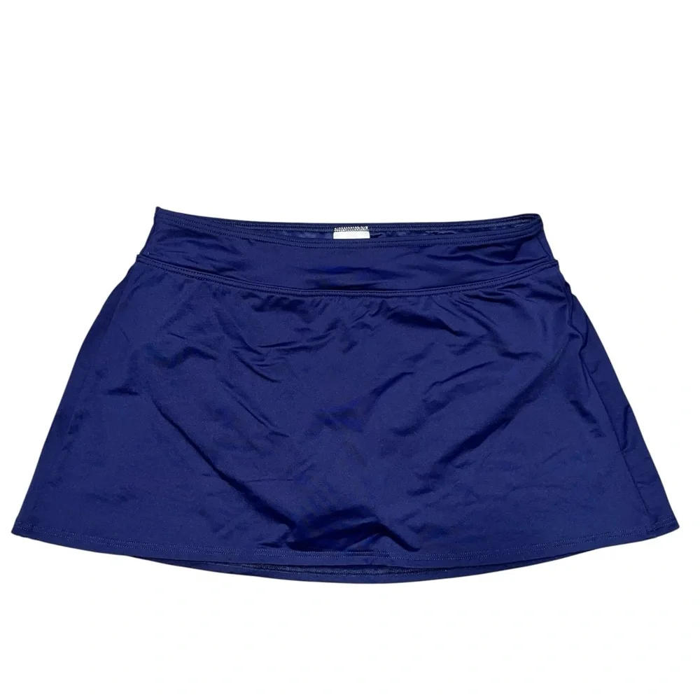 Lands’ End Navy Blue Swim Skirt size 6P